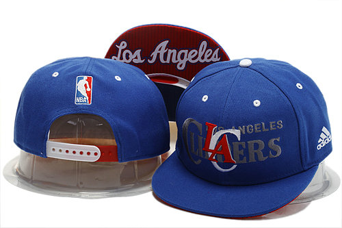 Los Angeles Clippers Blue Snapback Hat YS 0721